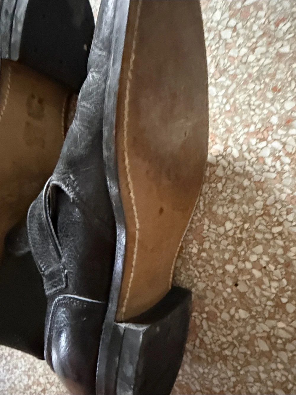 Men's Black Leather Chukka Boots with Buckle